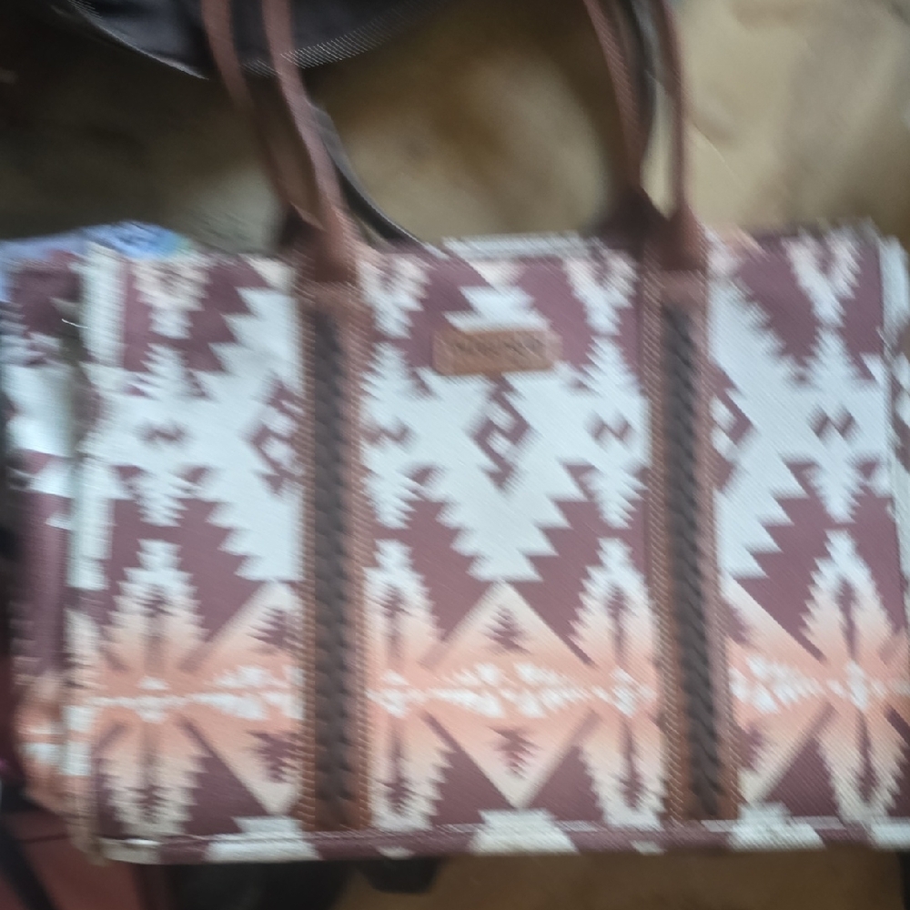 Wrangler Aztec Patterned Tote Bag